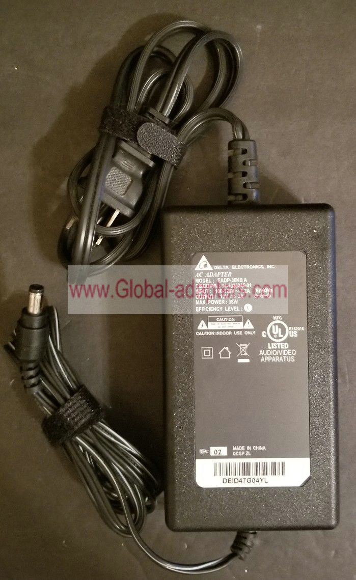 Delta Electronics EADP-36KB-A 12V 3A Power Supply for Casio 341-1039001-01 AC Adapter